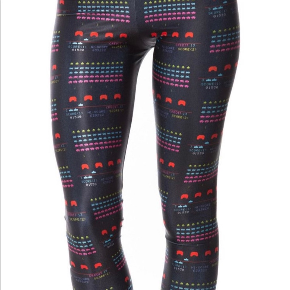 Space invaders leggings